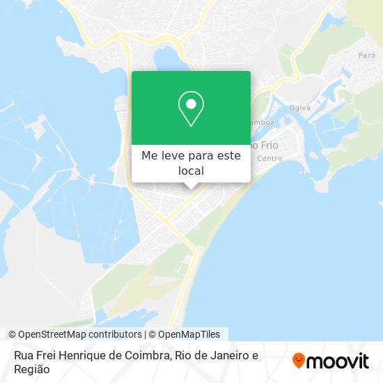 Rua Frei Henrique de Coimbra mapa