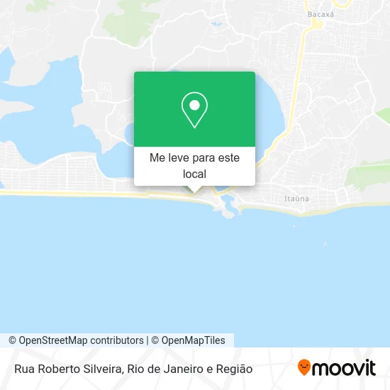 Rua Roberto Silveira mapa