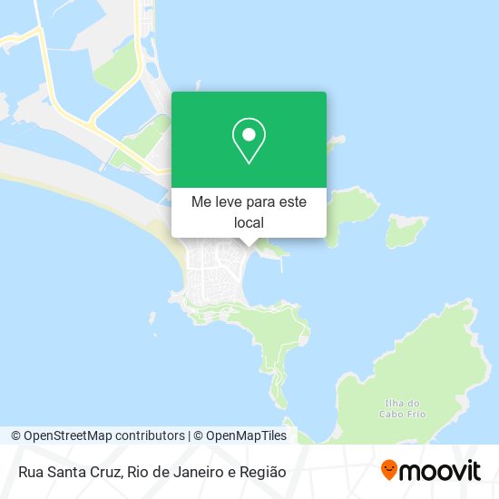 Rua Santa Cruz mapa