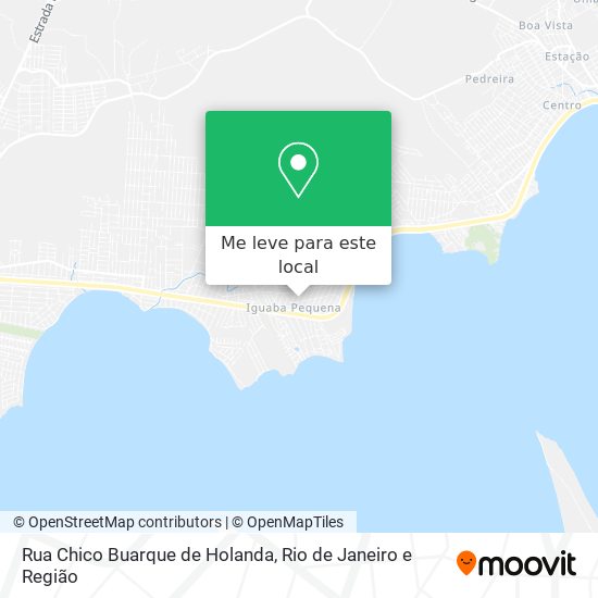 Rua Chico Buarque de Holanda mapa