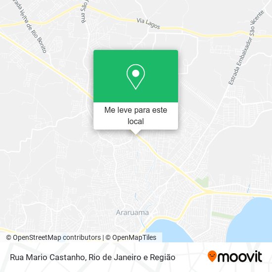 Rua Mario Castanho mapa