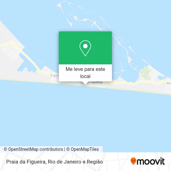Praia da Figueira mapa