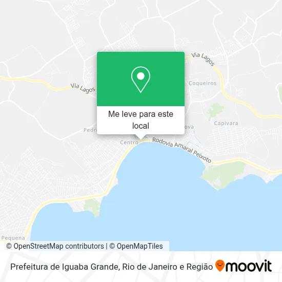 Prefeitura de Iguaba Grande mapa