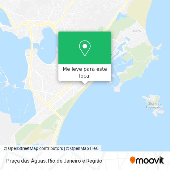 Praça das Águas mapa