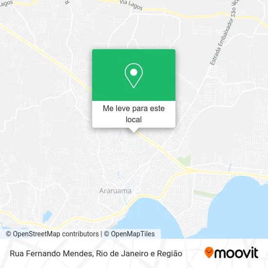Rua Fernando Mendes mapa