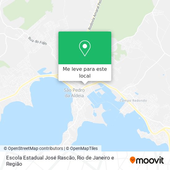 Escola Estadual José Rascão mapa