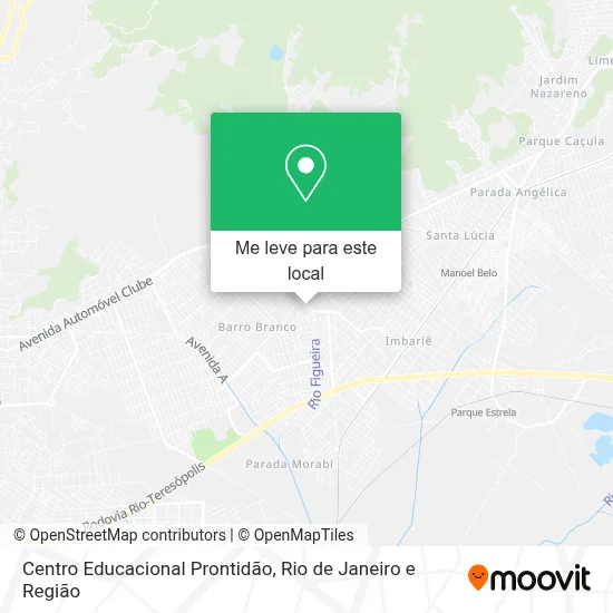 Centro Educacional Prontidão mapa