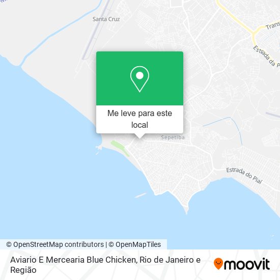 Aviario E Mercearia Blue Chicken mapa