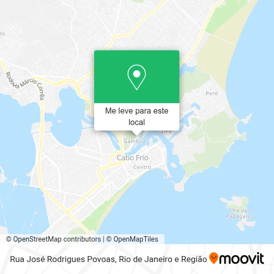 Rua José Rodrigues Povoas mapa