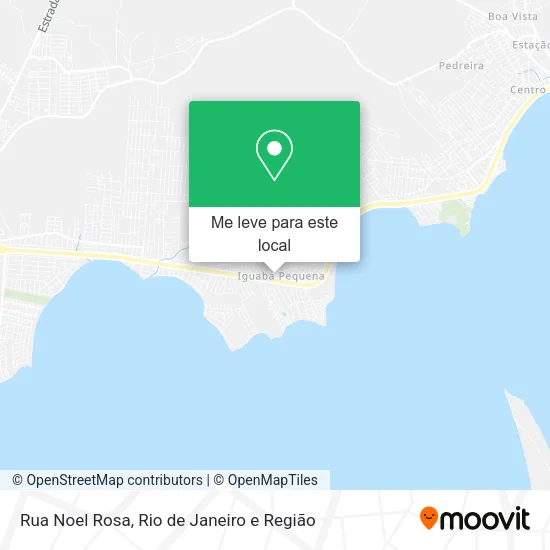 Rua Noel Rosa mapa