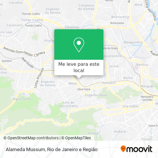 Alameda Mussum mapa