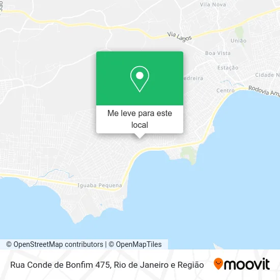 Rua Conde de Bonfim 475 mapa