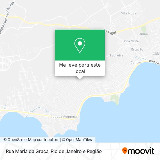 Rua Maria da Graça mapa