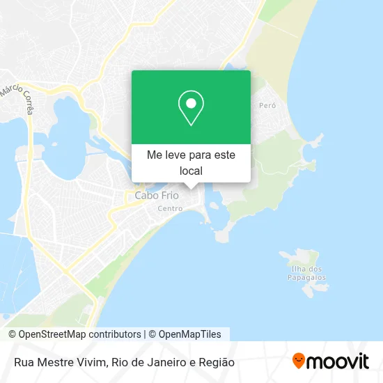Rua Mestre Vivim mapa