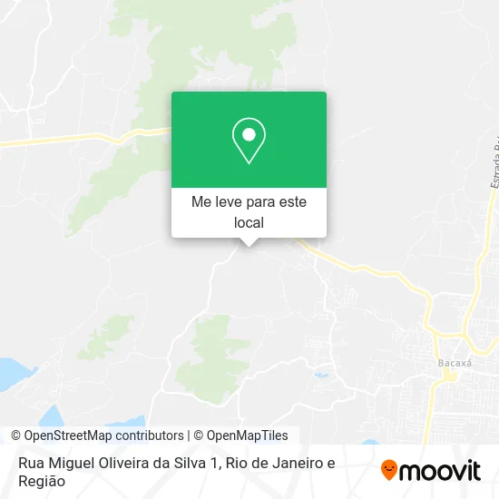 Rua Miguel Oliveira da Silva 1 mapa