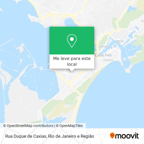 Rua Duque de Caxias mapa