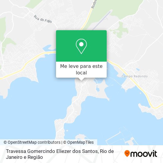 Travessa Gomercindo Eliezer dos Santos mapa
