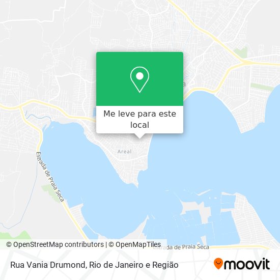 Rua Vania Drumond mapa