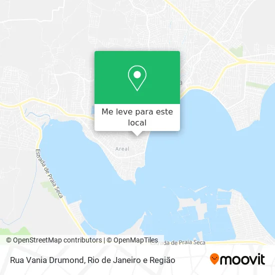 Rua Vania Drumond mapa