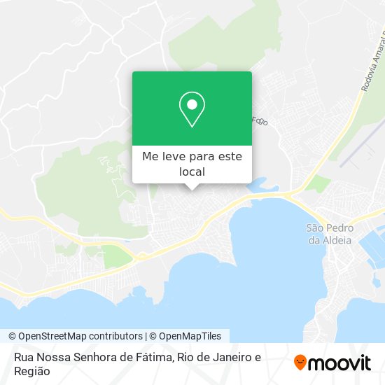 Rua Nossa Senhora de Fátima mapa