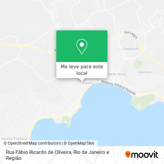 Rua Fábio Ricardo de Oliveira mapa