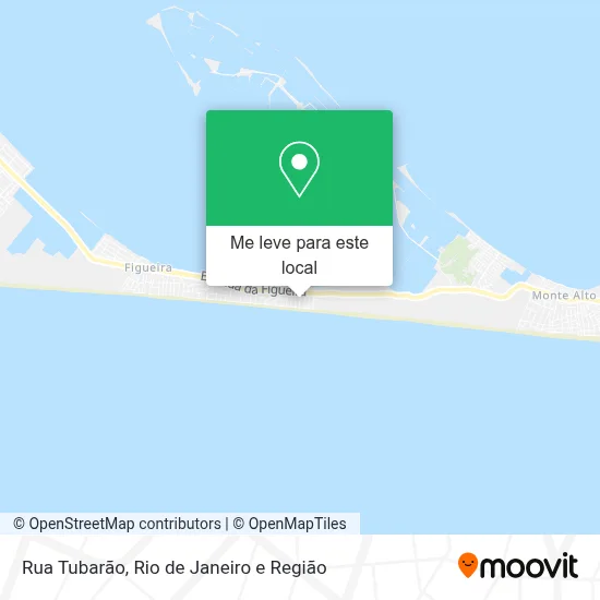 Rua Tubarão mapa