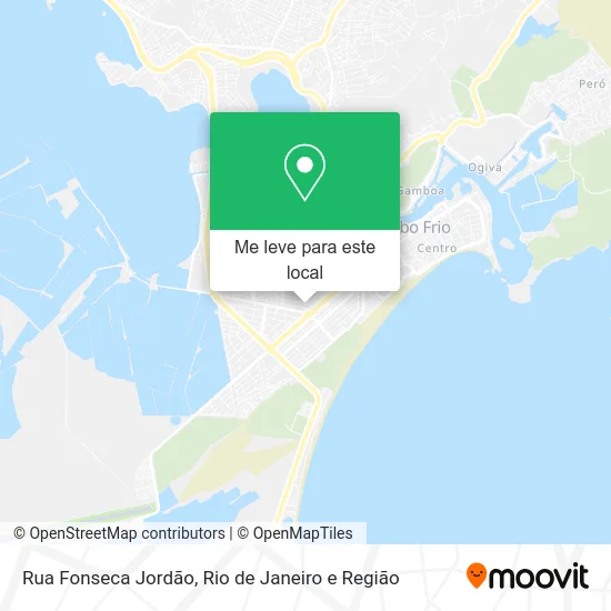 Rua Fonseca Jordão mapa