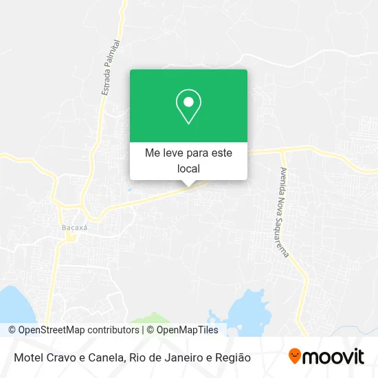 Motel Cravo e Canela mapa