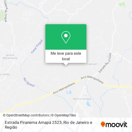 Estrada Piranema Amapá 2523 mapa