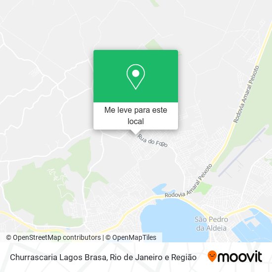 Churrascaria Lagos Brasa mapa