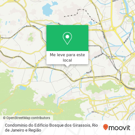 Condomínio do Edifício Bosque dos Girassois mapa