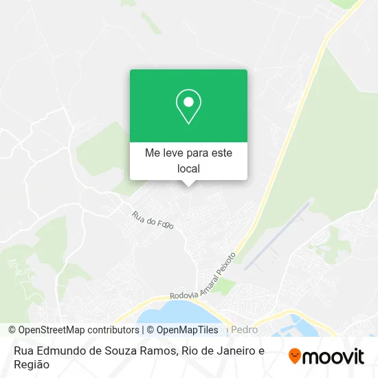 Rua Edmundo de Souza Ramos mapa