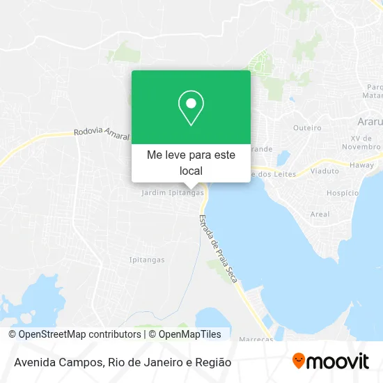 Avenida Campos mapa