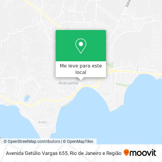Avenida Getúlio Vargas 655 mapa