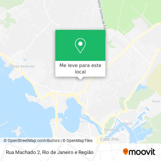 Rua Machado 2 mapa