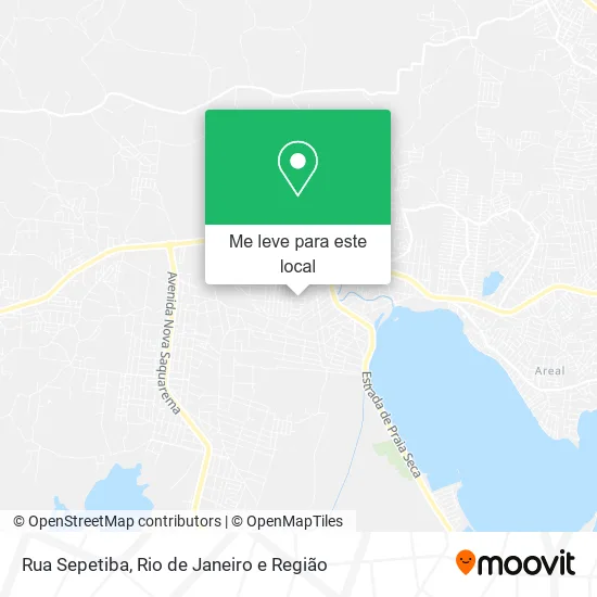 Rua Sepetiba mapa