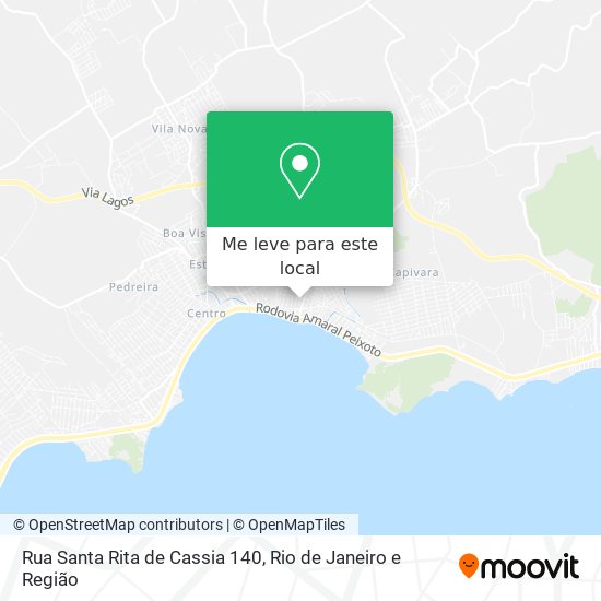 Rua Santa Rita de Cassia 140 mapa