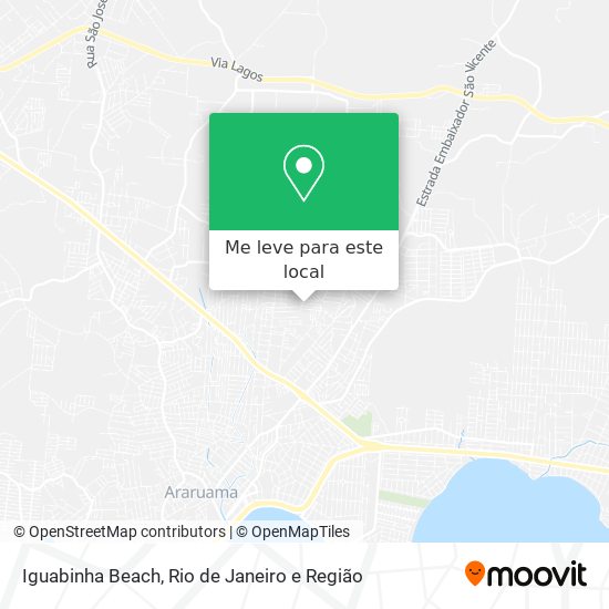 Iguabinha Beach mapa
