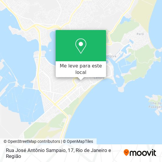 Rua José Antônio Sampaio, 17 mapa