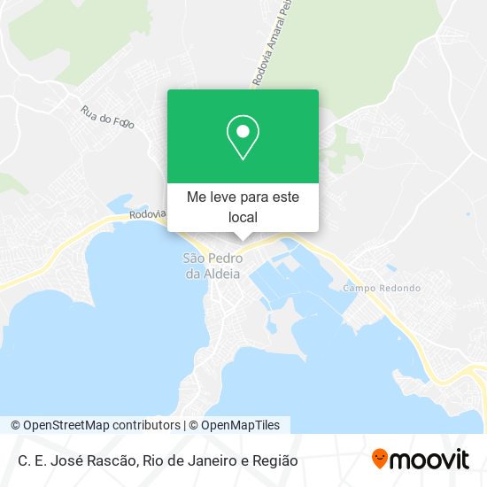 C. E. José Rascão mapa