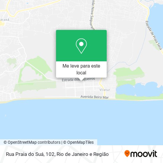 Rua Praia do Suá, 102 mapa