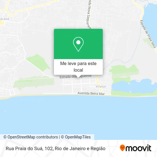 Rua Praia do Suá, 102 mapa