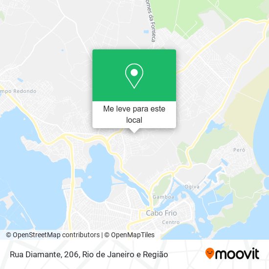 Rua Diamante, 206 mapa