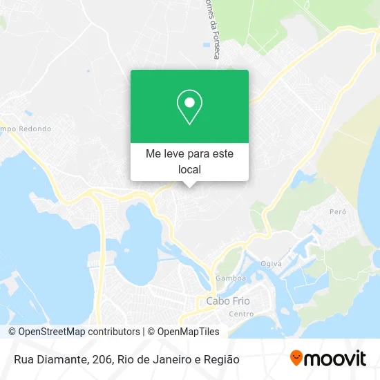 Rua Diamante, 206 mapa