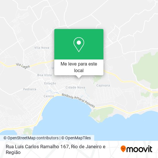Rua Luís Carlos Ramalho 167 mapa