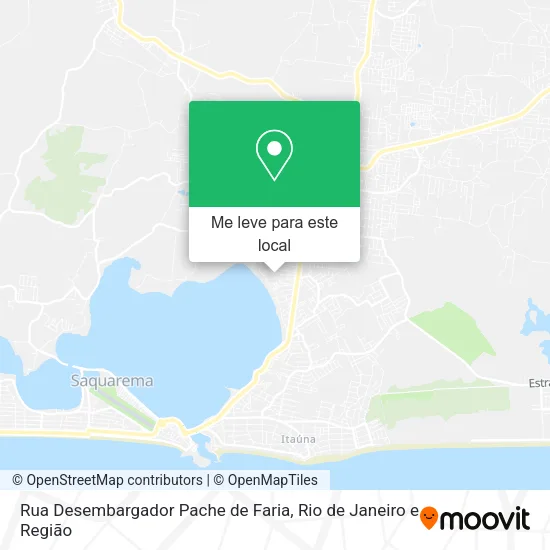 Rua Desembargador Pache de Faria mapa