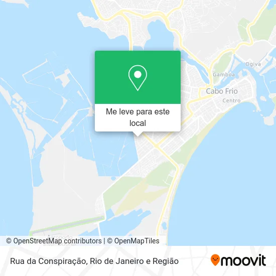 Rua da Conspiração mapa
