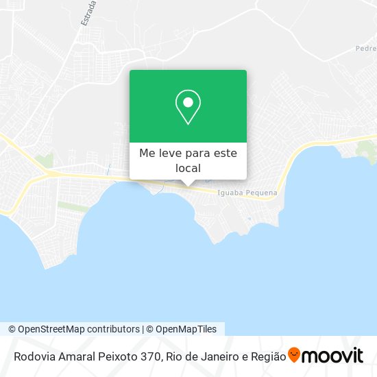 Rodovia Amaral Peixoto 370 mapa