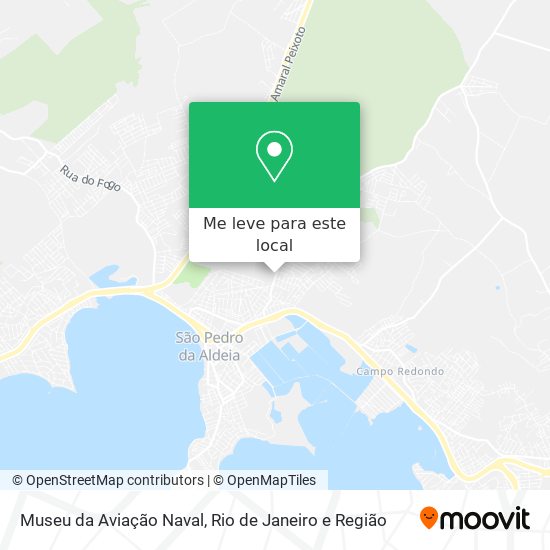 Museu da Aviação Naval mapa