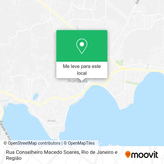 Rua Conselheiro Macedo Soares mapa